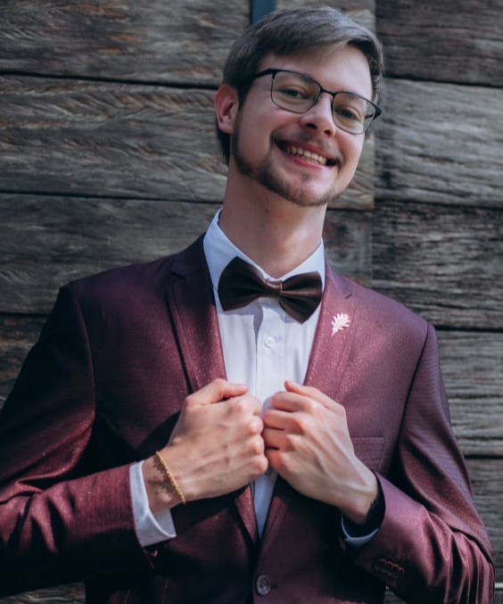 David logo antes de casar.